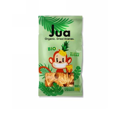 Gedroogde ananas van Jua, 10 x 25 g